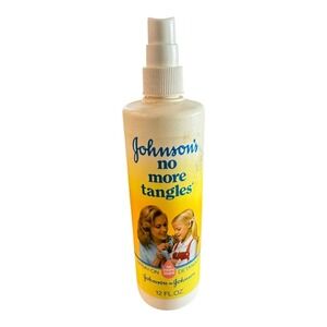 Vintage Johnson's No More‎ Tangles Spray Detangler 12 FL OZ Kids Hair Care Prop